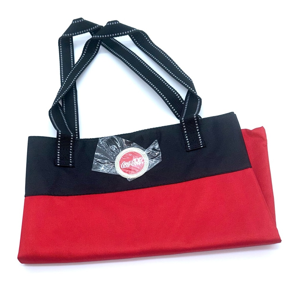 Coca Cola Two-Tone Red and Black Tote